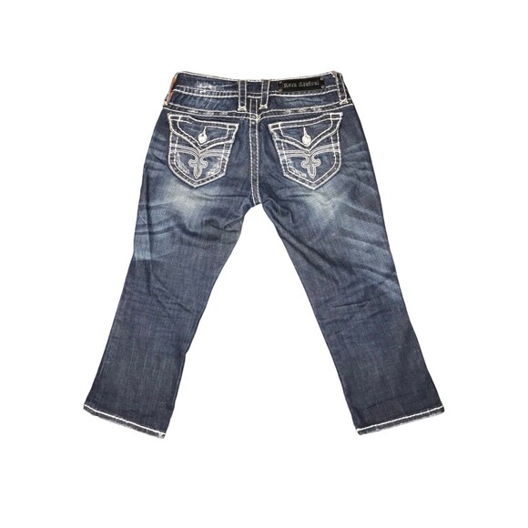 Rock Revival Eva Woman’s Easy Cropped Jeans 25 EUC - Picture 3 of 7